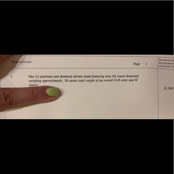 💎 Host Pick Diamond Engagement ring/Wedding band - Picture 4 of 8